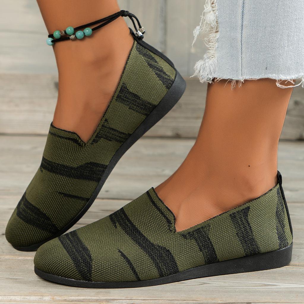 Fashion Women Flats Autumn Round Toe Loafers Breathable Mixed Colors Shoes for Women Soft Sole Casual Comfortable Flats Sneakers Women