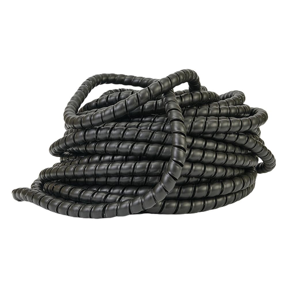 Black Length 6 6 Feet Wire Protector for Hydraulic Hose Cable Management Tube