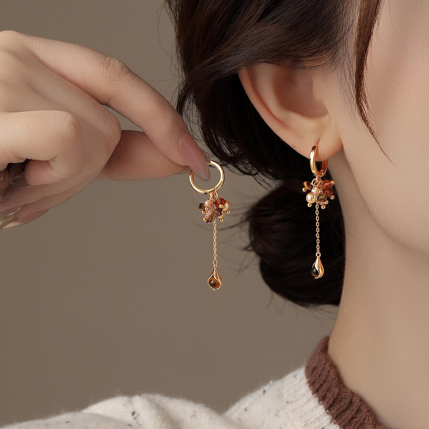 

Women s Commuting Retro Square Ear Buckle Earrings ONE SIZE