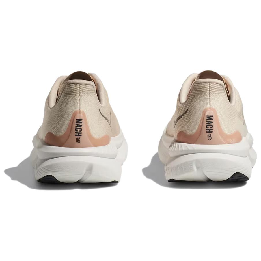 HOKA Mach 6 Eggnog Vanilla Women Sneakers Cream 1147810-EGV