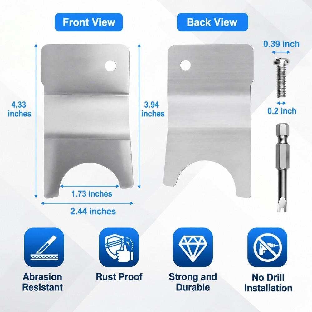 Silver Color Tailgate Anti Theft Lock Anti Theft Design Pickup Tailgate Lock 4th Gen Tacoma