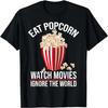 Lustiges Popcorn-Kunst-T-Shirt für Männer Frauen Film- & Film-Popcorn-Liebhaber