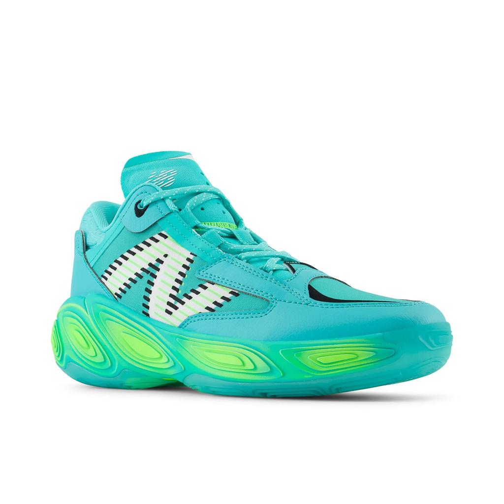 New Balance Fresh Foam BB v2 Basketball Shoes Wide H2 Size 2E (BBFRSH), Lightweight, Fit, (CYBER JADE), 27.5 cm,