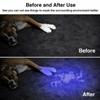 365nm UV Flashlight USB Rechargeable Mini Ultraviolet LED Torch Waterproof Ultra Violet Lights Pet Urine Scorpions Detector Lamp