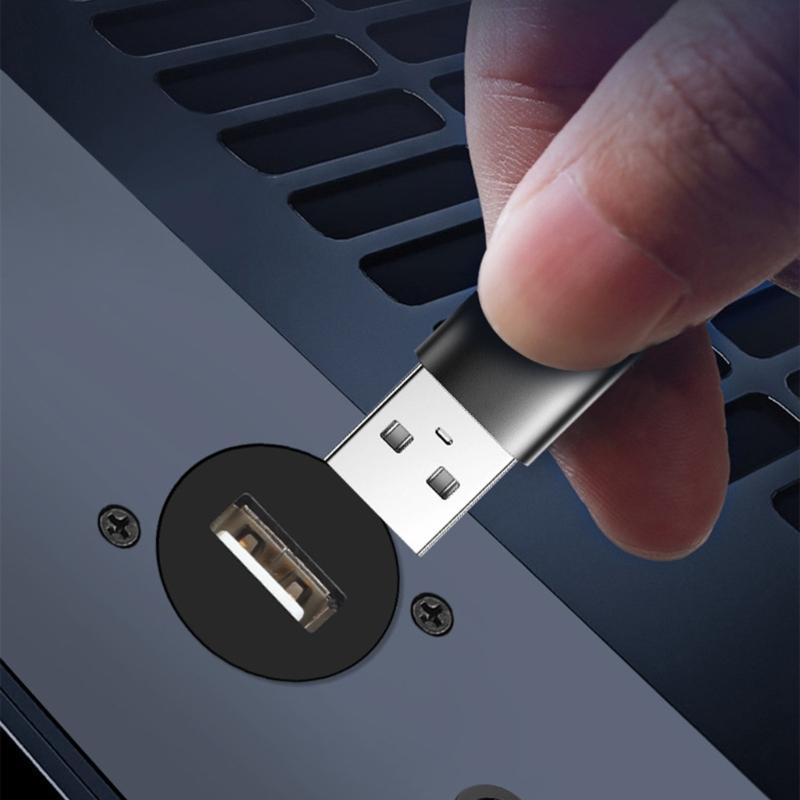 Female USB A to Female USB B Direct Adapters for Printer Scanners Connection USB 2.0 480Mbps Data Transfer Metal Texture