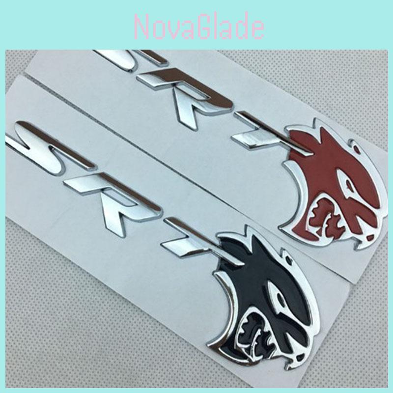 Stylish 1718 Dodge Challenger Charger Srt Hellcat 3d Badge With Easy Peel Adhesive