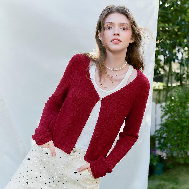 Ledin Exquisite V-Neck Knit Sweater Top