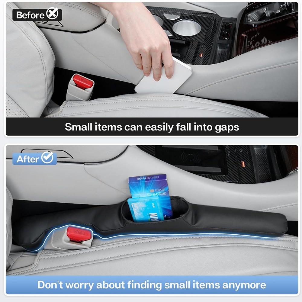 2pcs Car Seat Gap Filler Seat Gap Filler Organizer for Car, SUV, Truck and Van