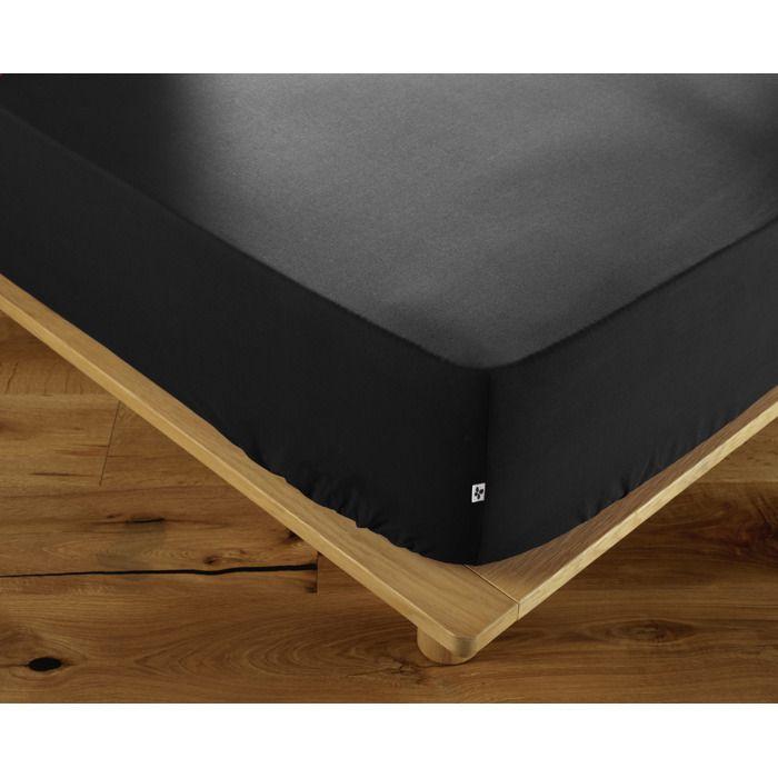 Drap Housse Ambre Noir 200 X 200 Cm