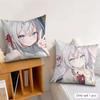 Kawaii A-Alya Feelings In Russian Cushion Cover Silky Short Plush Invisible Zipper Dustproof Sofa Pillow Case For Home Decor