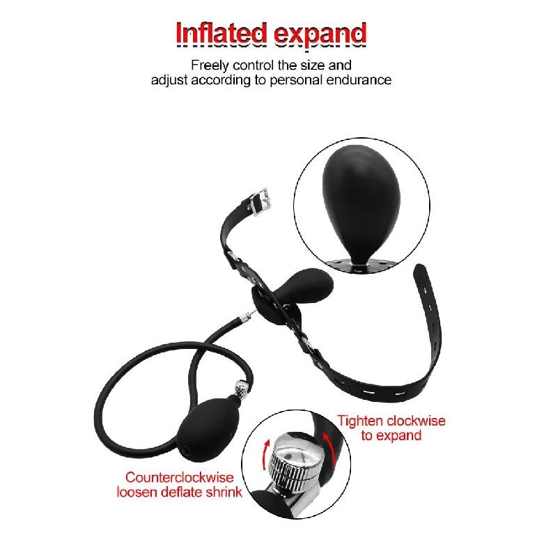 Fetish Roleplay Adjustable Ball Mouth Gag Adult Flirting Games BDSM Bondage Sex Toys For Women Couples