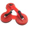 Single Double Head Suction Cup Red Plastic Glass Dent Puller Tile Floor Door Plate Panel Carrying Tool Heavy Replacement
