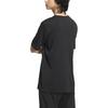 Adidas Contrast Chest Logo Crew Neck Basic Sports T-shirt Asia Sizing 'Black' JJ0621