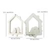 Birds House Silicone Molds Hanging Ornament Mould Birds Plasters Molds Baking Molds for Festival Table Home Decorations