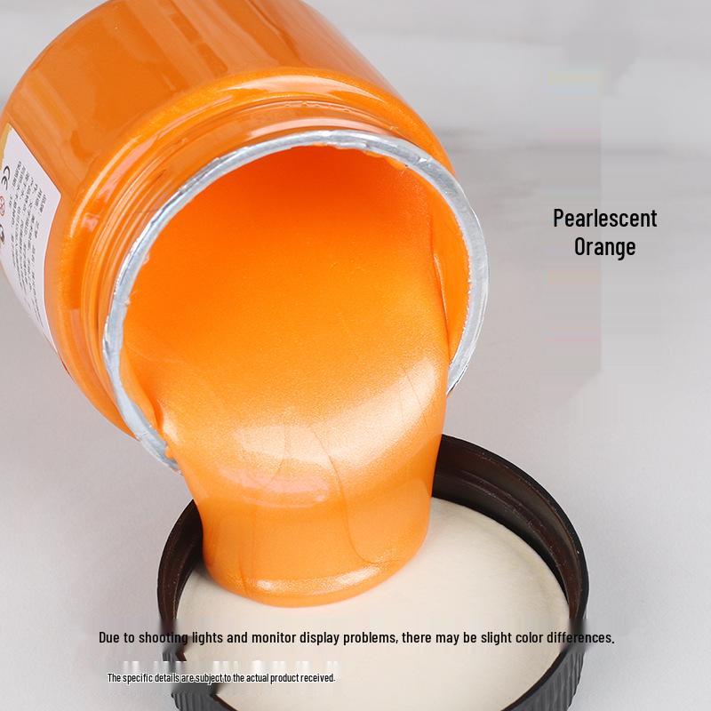 300ml Metallic Perlmutt Gold & Silber Acrylfarbe für Wand- und Handbemalung