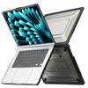For Macbook Air 15 inch (2025)/(2024) A3114 M3/(2023) M2 A2941 Anti-Slip Laptop Case Honeycomb Heat Dissipation Kickstand PC+TPU Cover