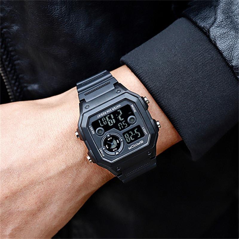 Mens Fashion Led Digital Watch Student Sports Multifunction Electronic Watch Female Clock Gift