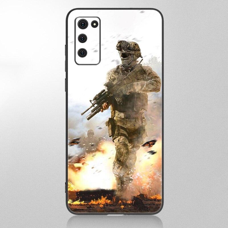 Army Soldier Special Forces Case For Samsung Galaxy A12 A02S A22 A32 A52 A72 A71 A51 A41 A31 A21 A11 A50 A70  A20S Black Cover