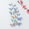 3D Butterfly Wall Stickers - Self-Adhesive, High-End Home Décor