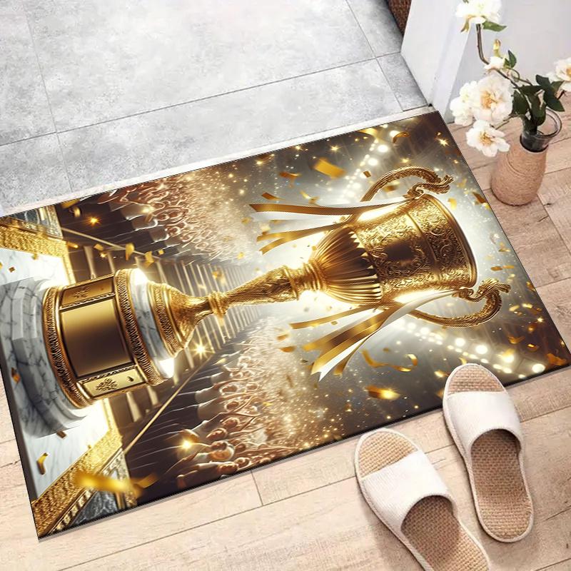 

Crystal Velvet Champion Printed Area Rug Carpet for Bedroom, Living Room, Home Office Decor, Rugs Mat, Fashion Mat Rug for Bedside A16 60cm x 90cm