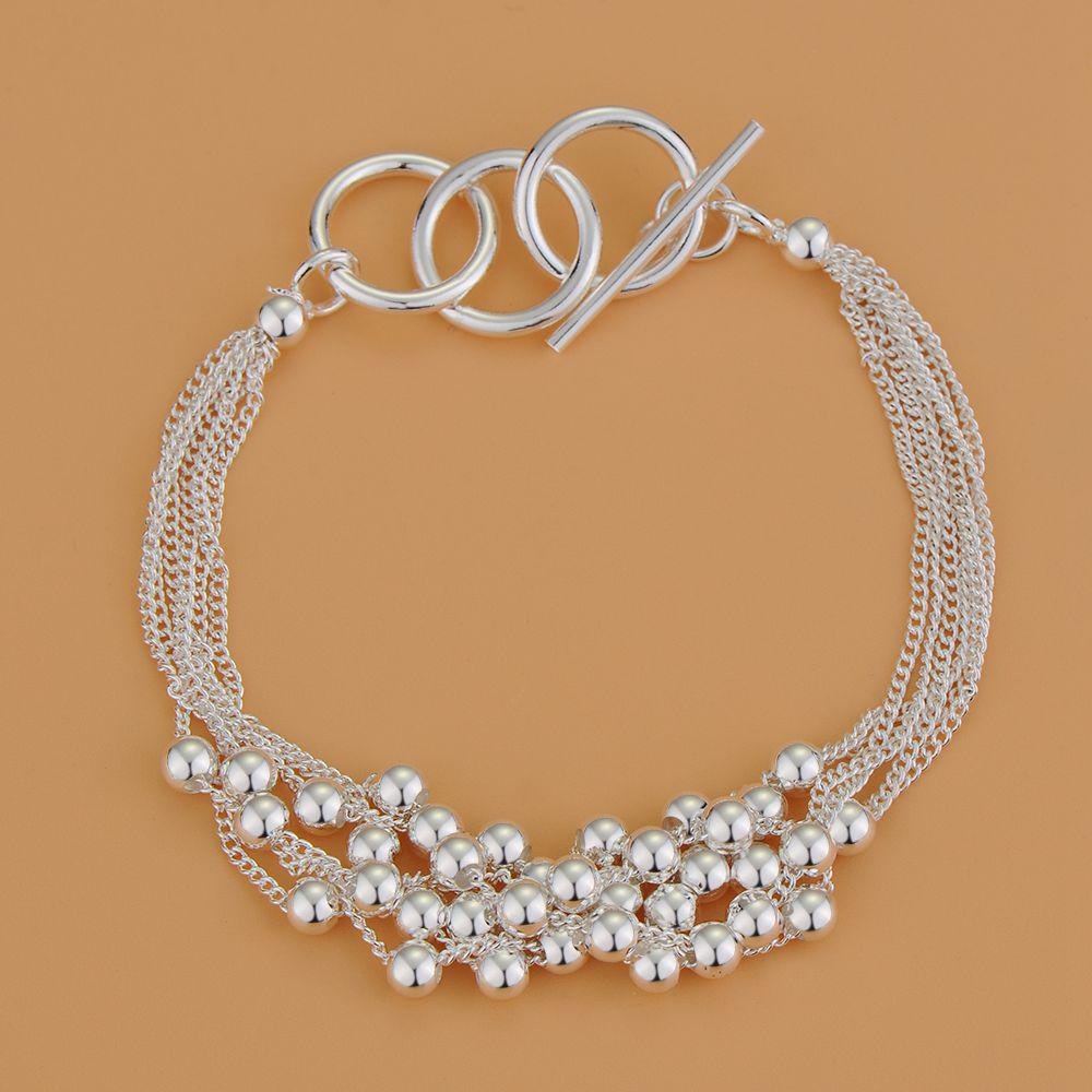 

New 925 Sterling Silver Bracelet Heart High Quality Romance Chain For Women Fashion Engagement Party Wedding Jewelry Gift