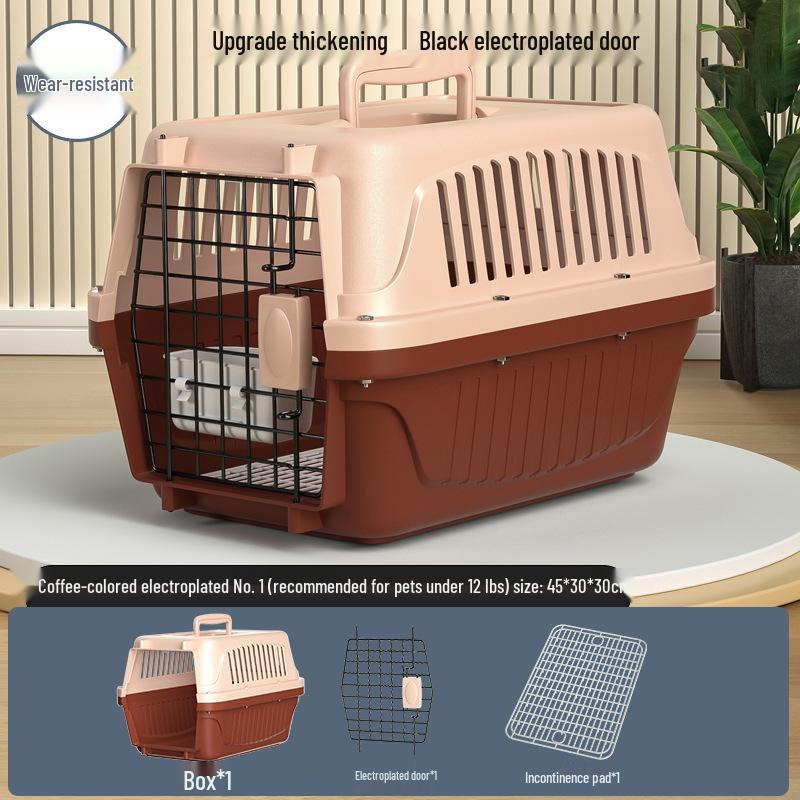 Portable Pet Airline Carrier: Space Capsule Cat Bag & Dog Cage for Small/Medium Pets