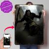 Dark Fantasy Character D Texture Printed Poster Custom Vintage Metal Tin Plate Sign for Wall Art Home Decor Room Accessories