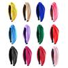 Frauen Geknotetes Stirnband Candy Farbe Stoff Haar Hoop Elastisches Kopfband Breites Haarband Haar Zubehör