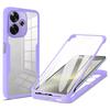 Phone Case For Xiaomi Redmi 13 4G/5G/Note 13R 5G/Poco M6 4G/Poco M6 Plus 5G,Acrylic+TPU Clear Cover with PET Screen Film