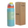 Owala Fruchtbecher 304 Edelstahl Doppelwandig Vakuumisoliert Sport-Wasserflasche mit Griff