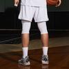 Li Ning CBA Series Professional Basketball Shorts SS22 Men Shorts White AAPS153-1