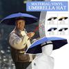 Outdoor Portable Umbrella Hat Sunscreen Waterproof Fishing Umbrella Universal Headwear Hats Sun Camping Beach Foldable Hats