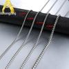 Unisex Square Pearl Titanium Steel Chain Necklace - European & American Style