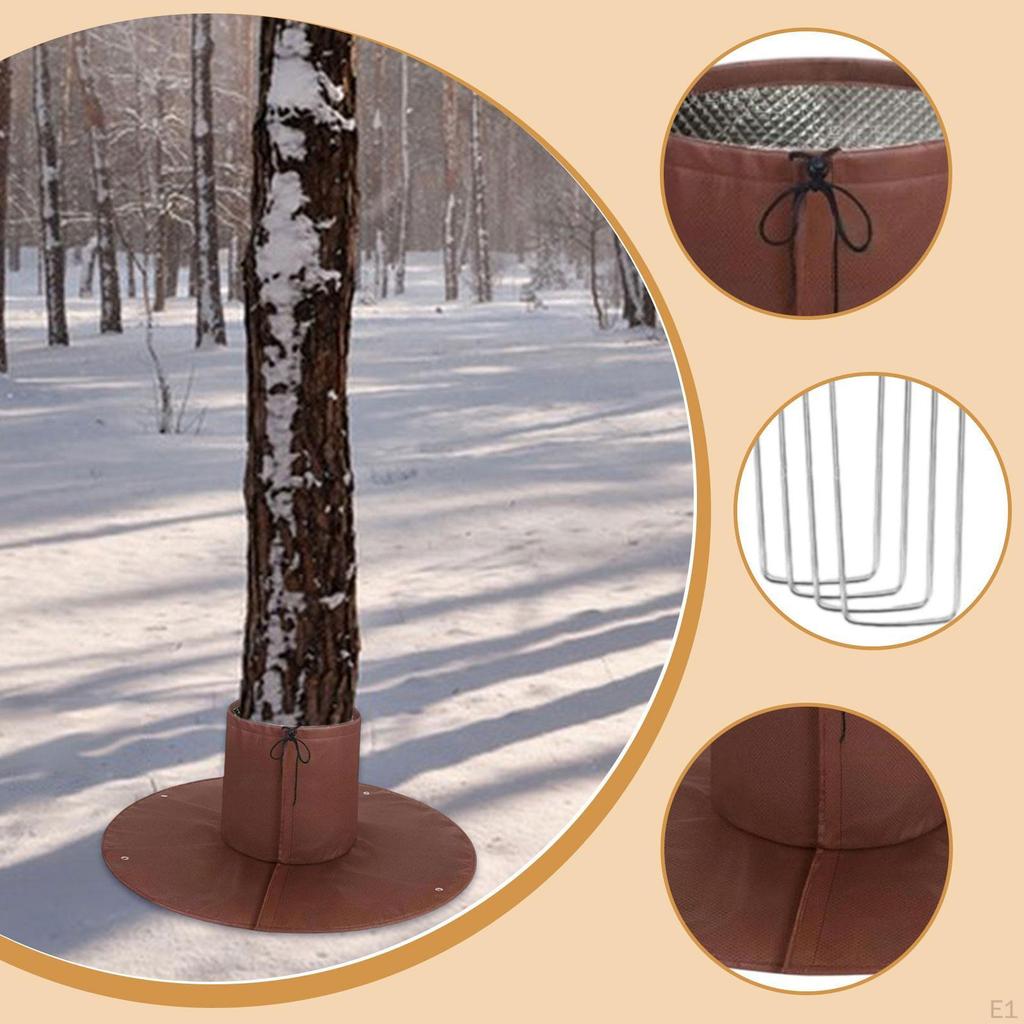 Tree Root Freeze Protector Protection Wrap Care Multifunctional Easy to Install with Ground Nails