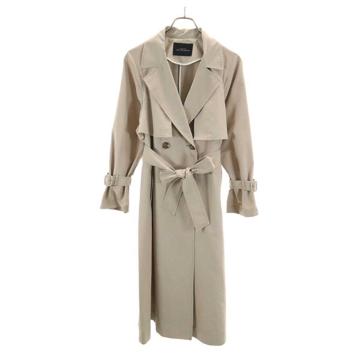 

green label relaxing Весеннее пальто 36 Серый United arrows Женское Б/У