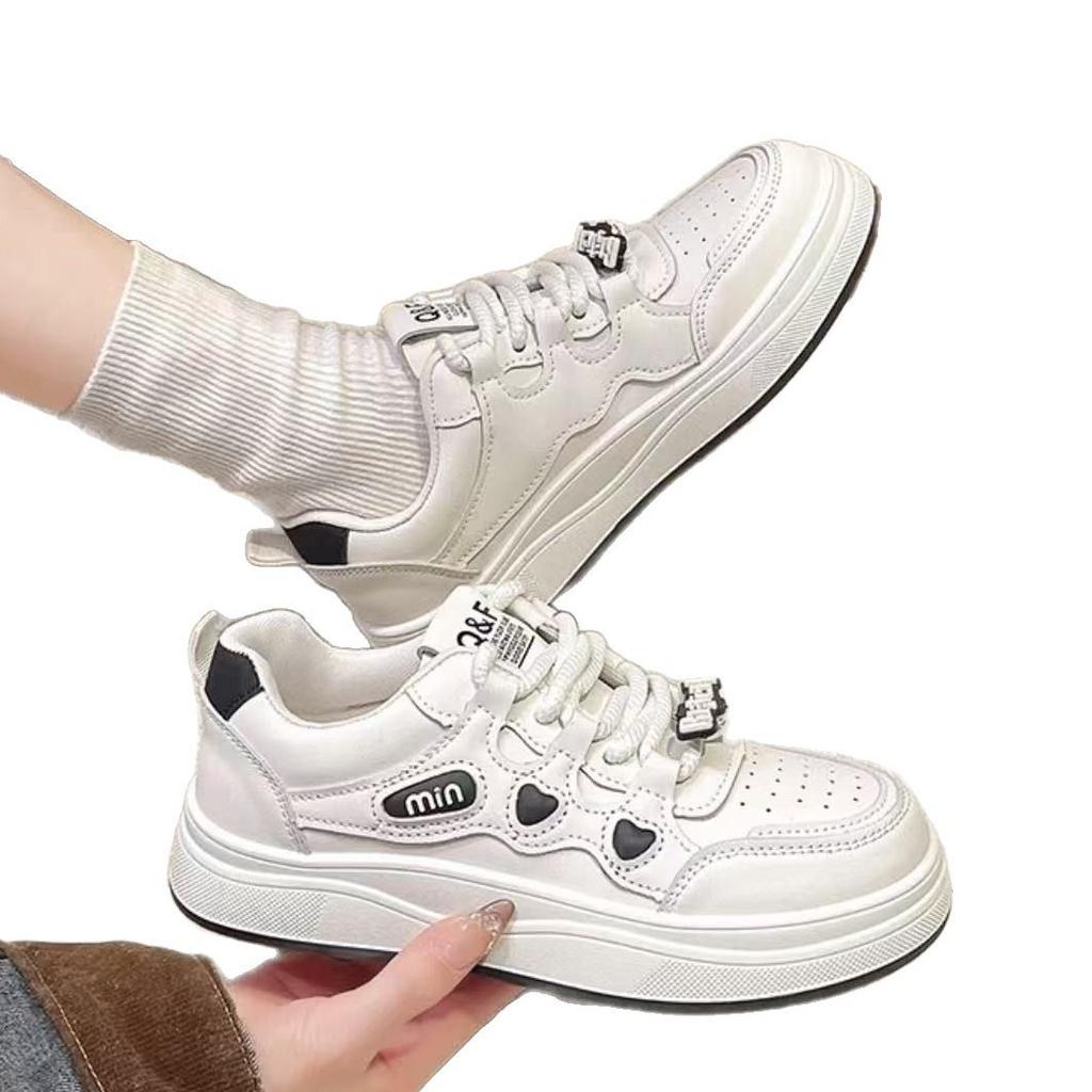 Shoes Popular Platform White Shoes 2025 Spring New Comfortable Casual Versatile Fashion Sports Board Shoes Women