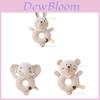 Baby Handheld Rattle Toy With Soft Cotton Material For Sensory Development And Grasping