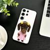 Goofy C-Dogs Big eyes Phone Case For Samsung S26,S25,S24,S23,S22,S21,S20,Ultra,Plus,FE Black Soft Cover