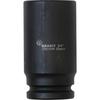 3/4" Impact Socket, Hexagonal, Long,