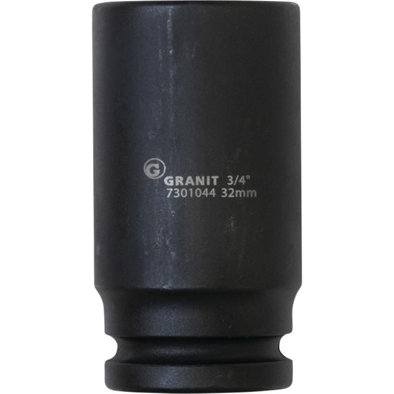 3/4" Impact Socket, Hexagonal, Long,