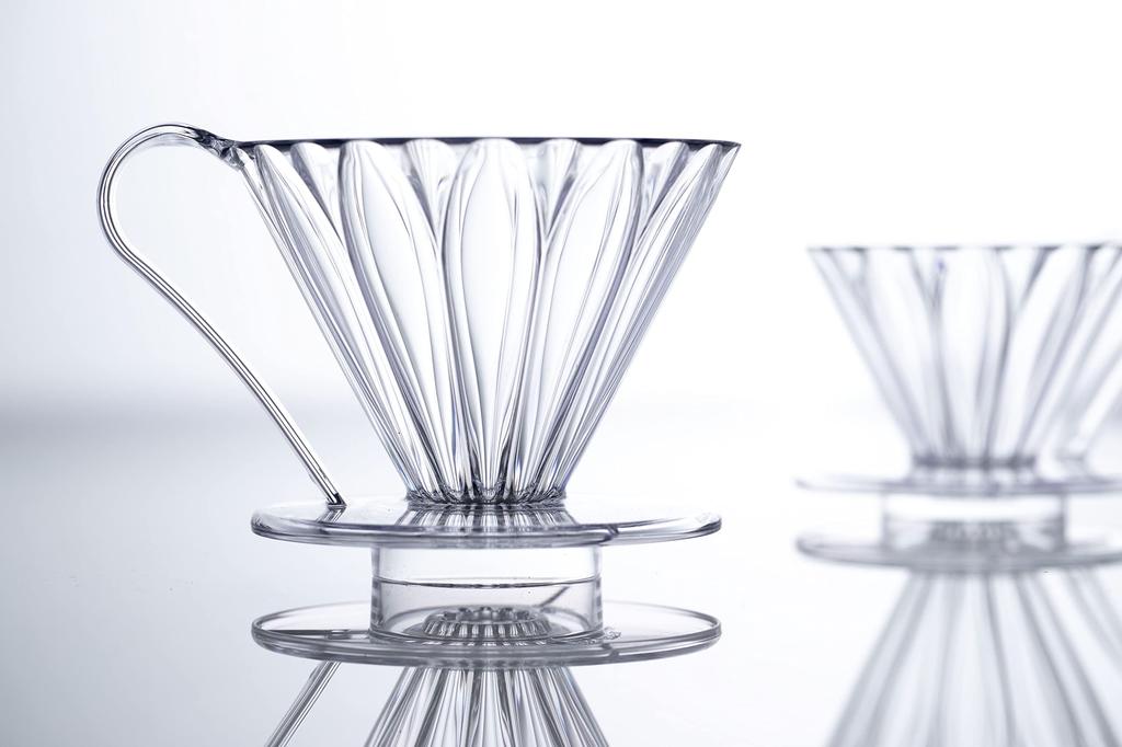 Sanyo Sangyo CAFEC Flower Dripper Cup 4 Clear (Resin) PFD-4