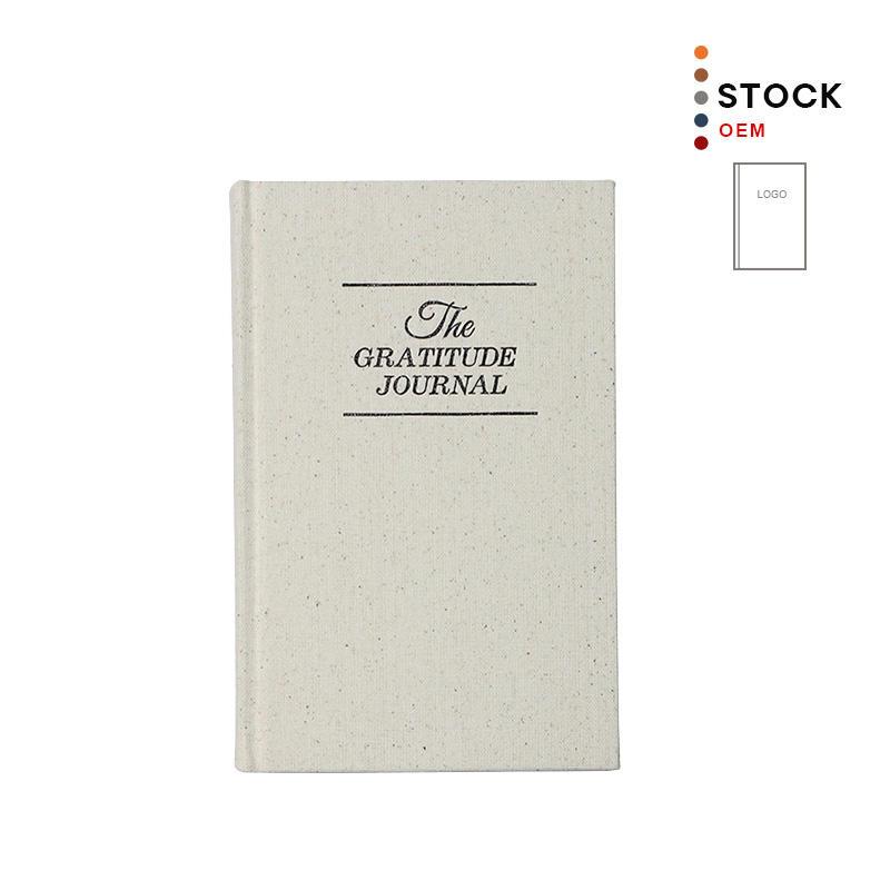 Ändern Sie das Original-Tagesdankbarkeitstagebuch mit Spiralbindung Stoffeinband 100 Blatt SYC für Glück Achtsamkeit Reflexion