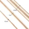 New White Edge Jute Rope Linen DIY Burlap Ribbon Natural Color Linen Webbing Gift Packing
