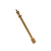 Brass Auto Tire Valve Stem Extension Pole Caps Extender Straight Bore 100 Mm