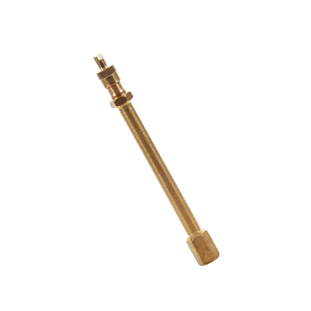 Brass Auto Tire Valve Stem Extension Pole Caps Extender Straight Bore 100 Mm