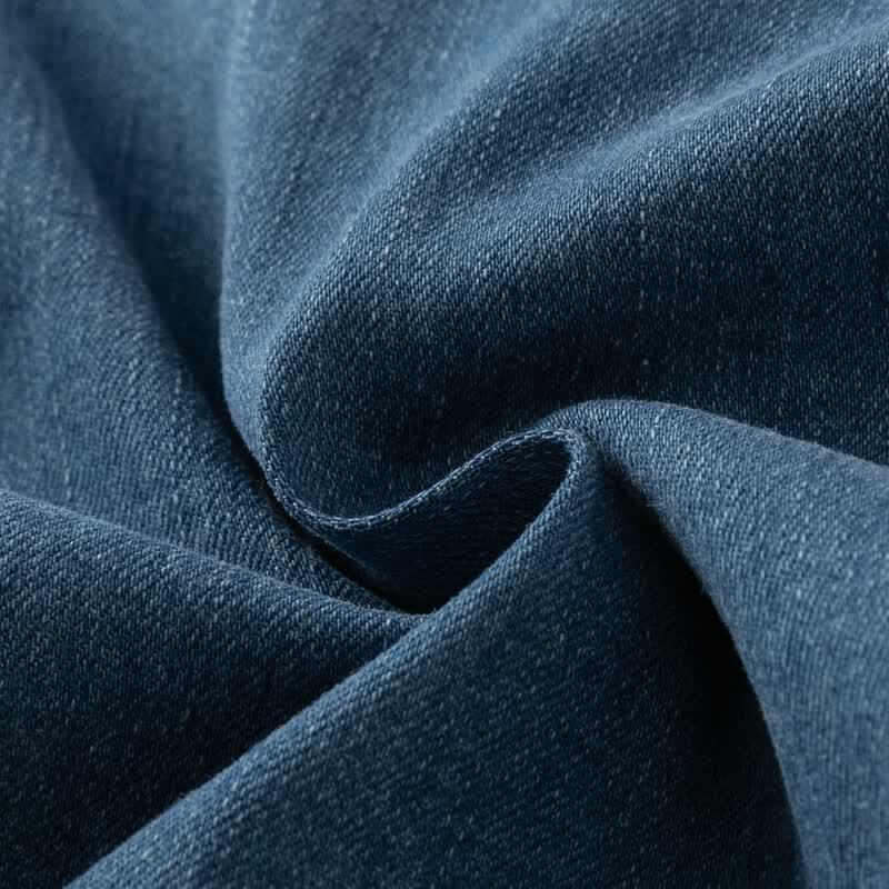 DAVE&BELLA Girls' Autumn Wide-Leg Denim Jeans