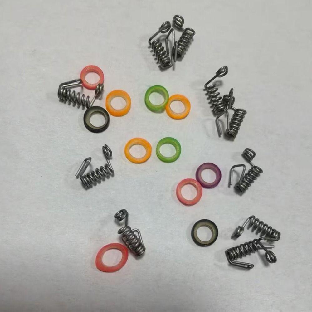 10pcs Corrosion Preventive Live Shrimp Bait Hooks Spring Durable Hawksbill Single Hook  Sea Fishing