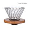 High Borosilicate Glass Coffee Percolators, Hand Drip Sharing Pot, Filter Funnel Set, Coffee Maker, Heat- Resisting, Household