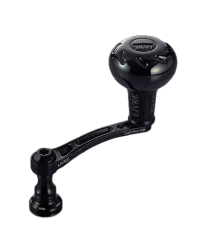 LIVRE 11680 LightArm 58 B Series with EP37B Knob for Shimano S2, All Black, LA58-KB37S2