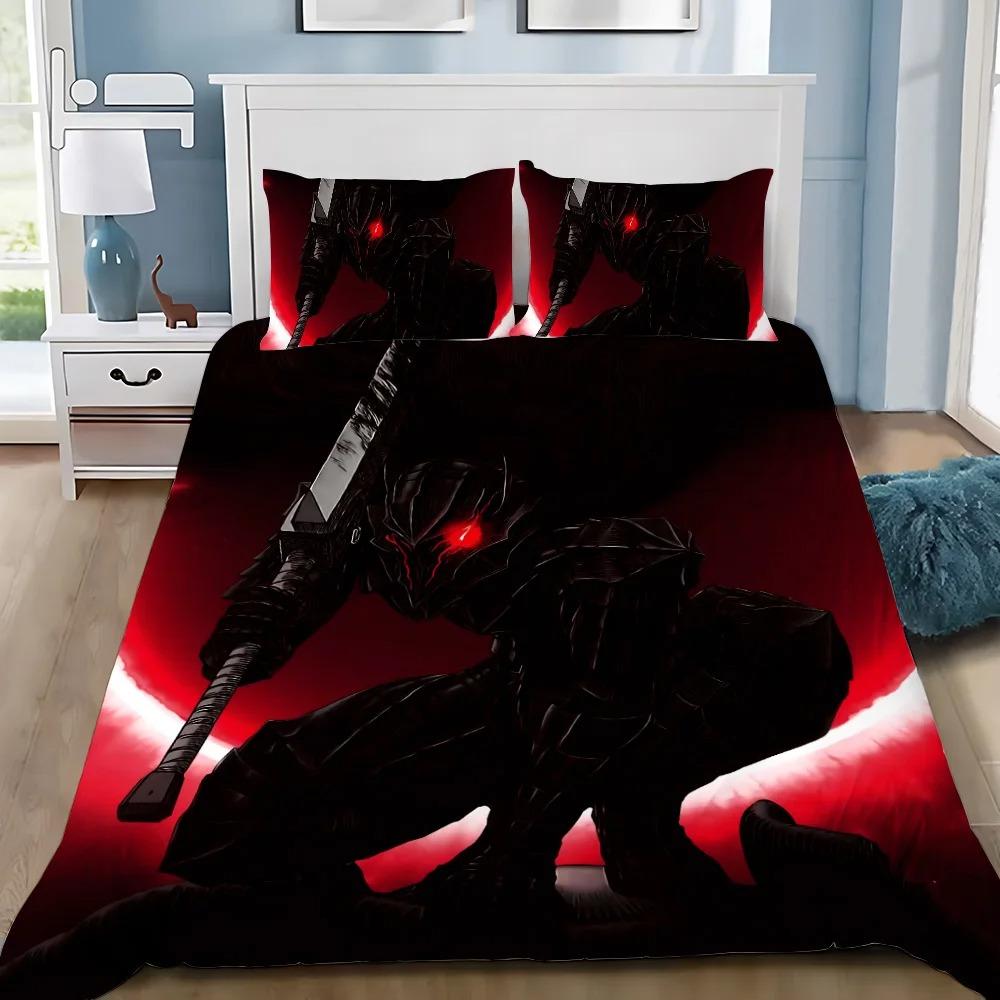Duvet Cover Berserk 3D Exquisite Anime Guts Digital Printing Bedding Set Comforter Bed Youth Home Decor Kids Boys Gift